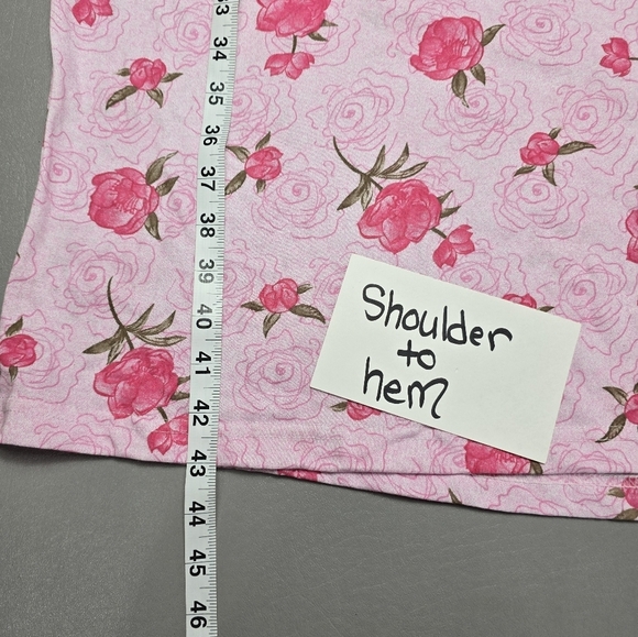 3/$15 cocoom pink rose night gown one size - Picture 9 of 10